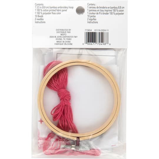 3.5" Cowboy Hat Embroidery Kit by Loops & Threads®